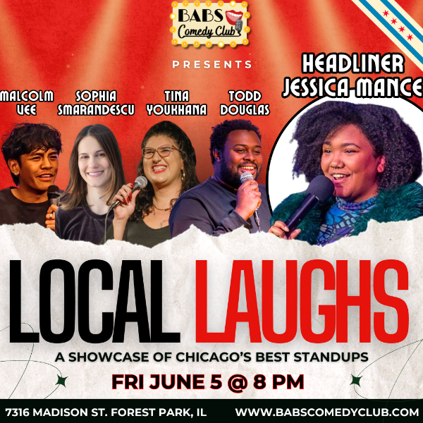 Poster for Local Laughs Standup Showcase