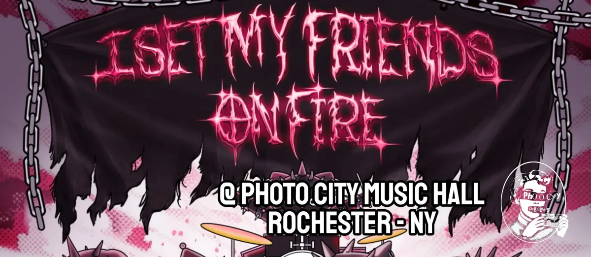 Poster for I Set My Friends On Fire - w/ SCRO, Current Comfort, Greywash, & CowCalls