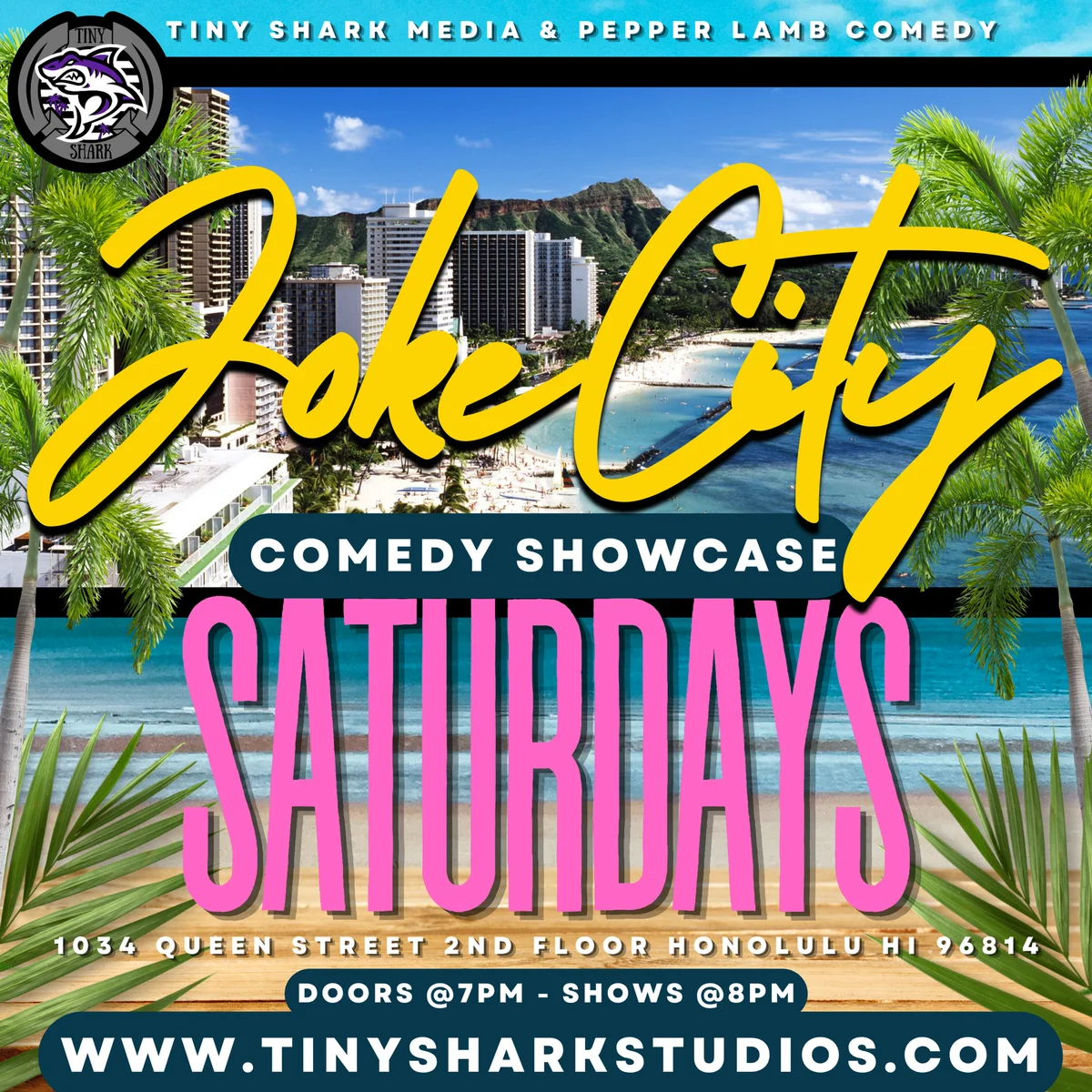 Poster for JOKE CITY SATURDAYS - AUG 22nd