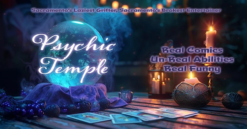 Poster for Psychic Temple - An Improvised Medium Stand-Up Comedy Experience