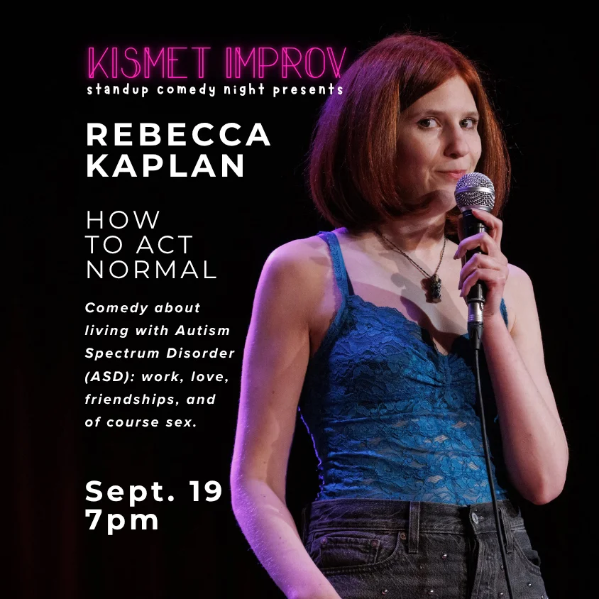Poster for REBECCA KAPLAN: HOW TO ACT NORMAL