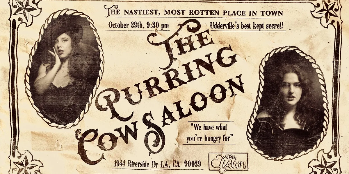 Poster for The Purring Cow Saloon