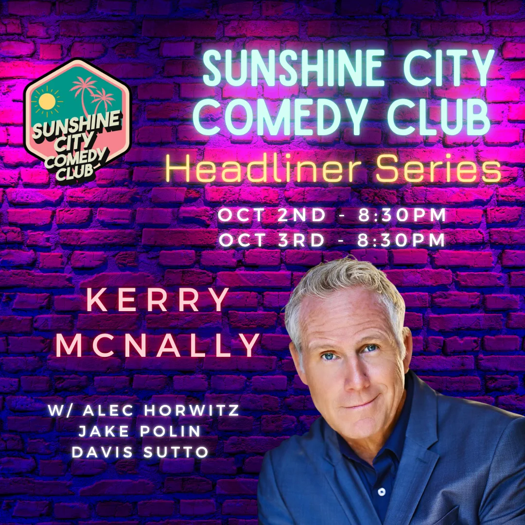 Poster for Headliner Kerry McNally
