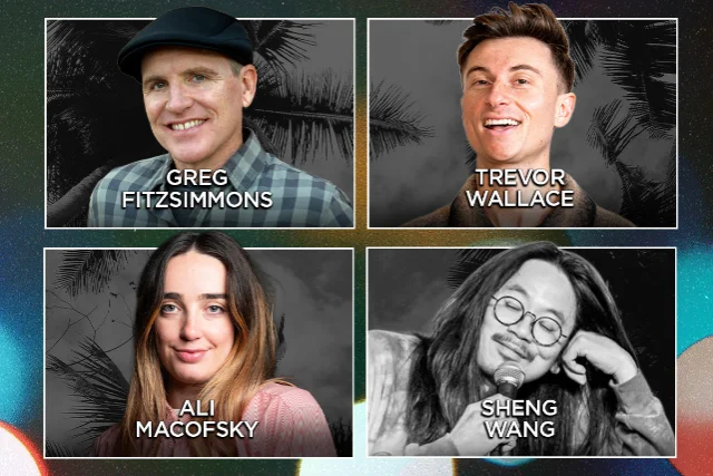 Poster for Tonight at the Improv ft. Trevor Wallace, Ali Macofsky, Dustin Ybarra, Greg Fitzsimmons, Sheng Wang, Red Richardson, Justine Marino and more TBA