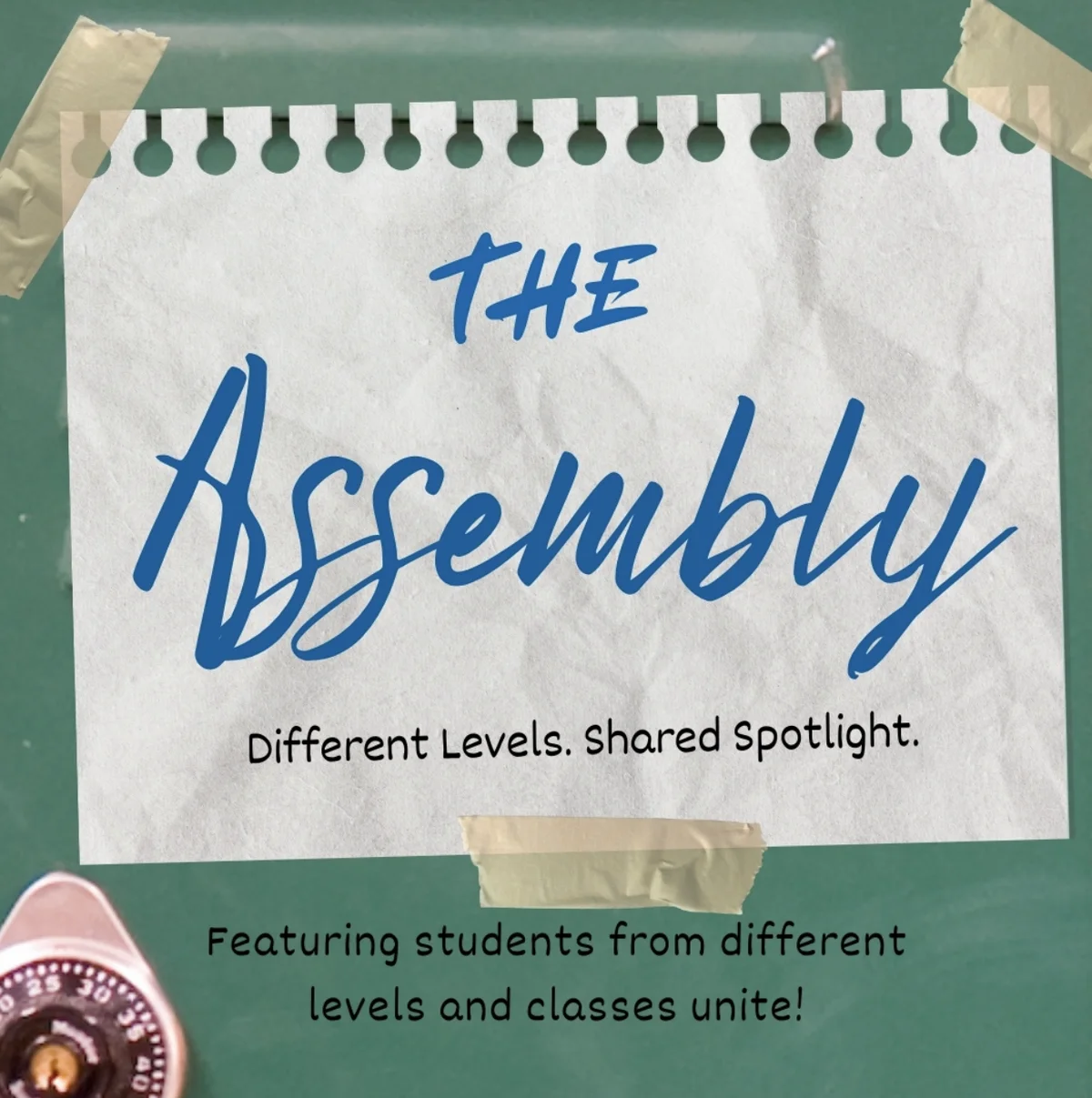Poster for The Assembly and Improv Jam