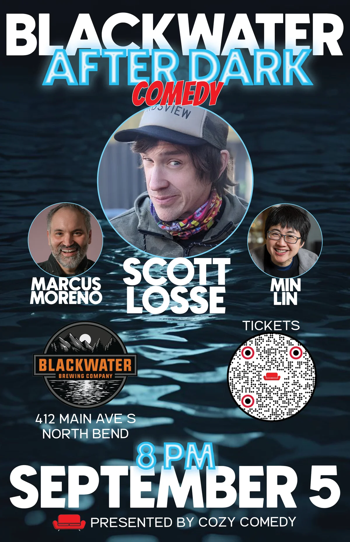 Poster for Blackwater After Dark: Scott Losse!
