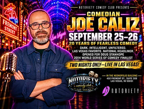 Poster for Notoriety Comedy Club