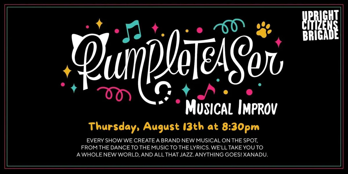 Poster for Rumpleteaser Musical Improv