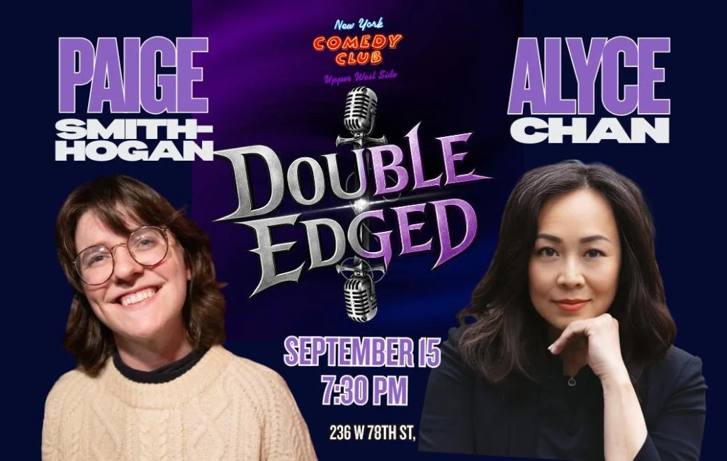 Poster for Double Edged: Alyce Chan and Paige Smith-Hogan