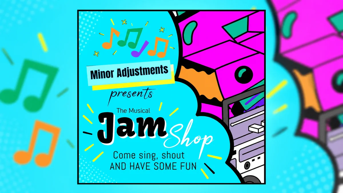 Poster for The JamShop — Musical Improv Drop-In Class