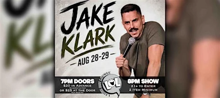 Poster for Copy of Jake Klark from Comic Strip LIVE!