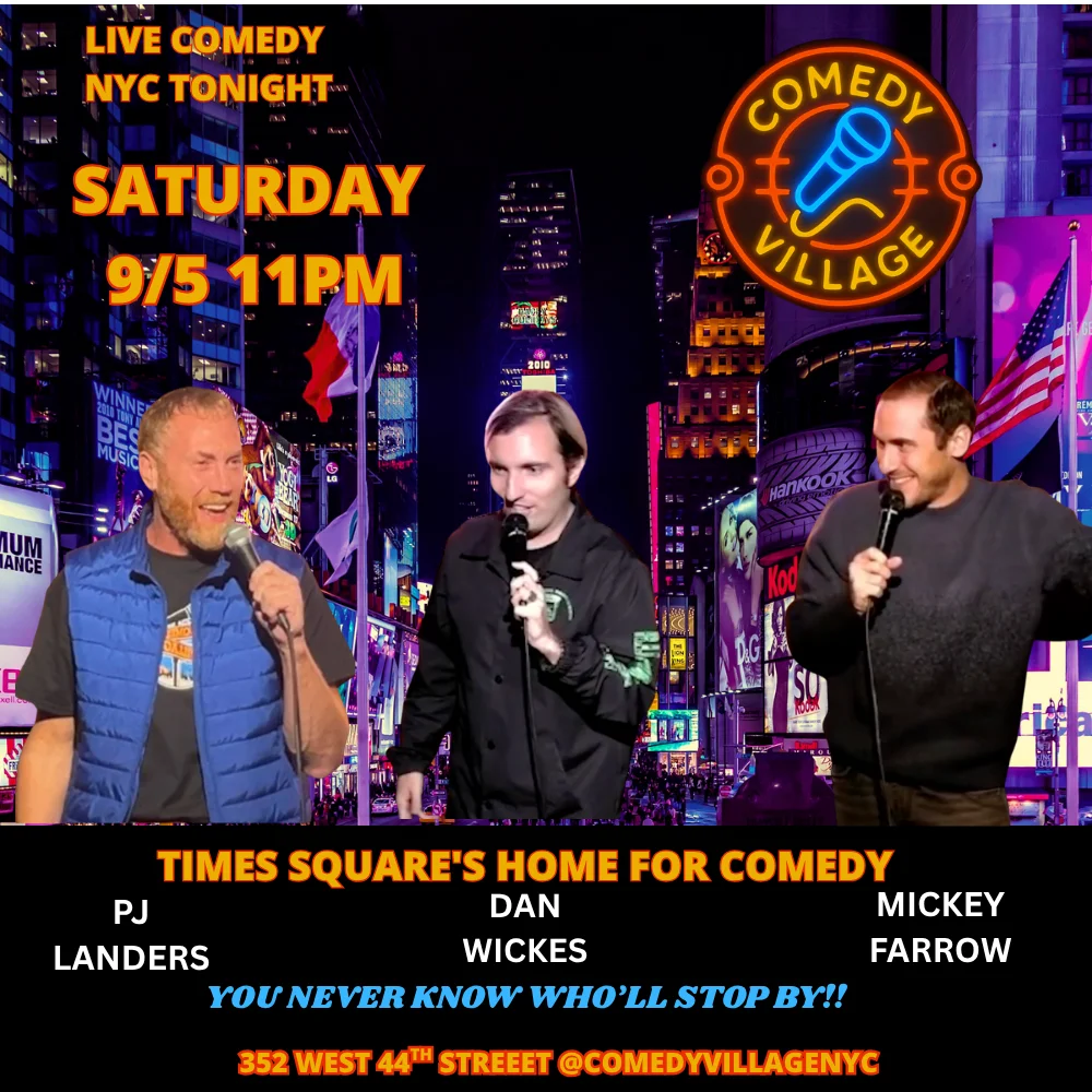Poster for NYC Stand-Up | Saturday, September 5th @11 PM