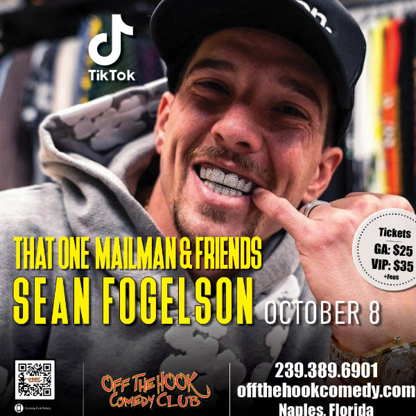 Poster for That One Mailman Sean Fogelson Live in Naples, Florida!