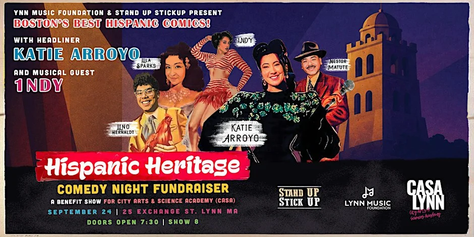 Poster for Stand Up Stick Up: Hispanic Heritage Comedy Night ft. Katie Arroyo