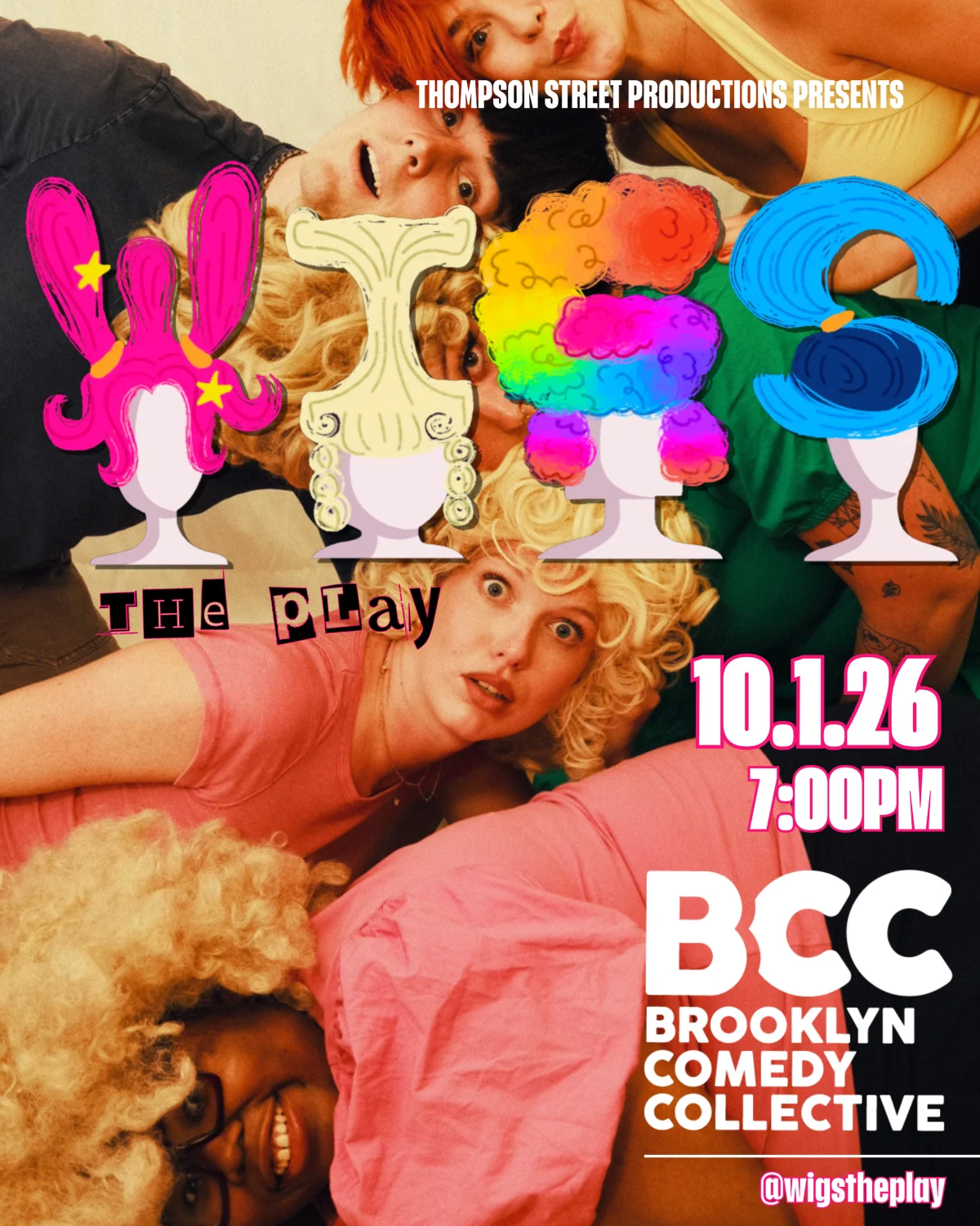 Poster for Wigs: The Play!