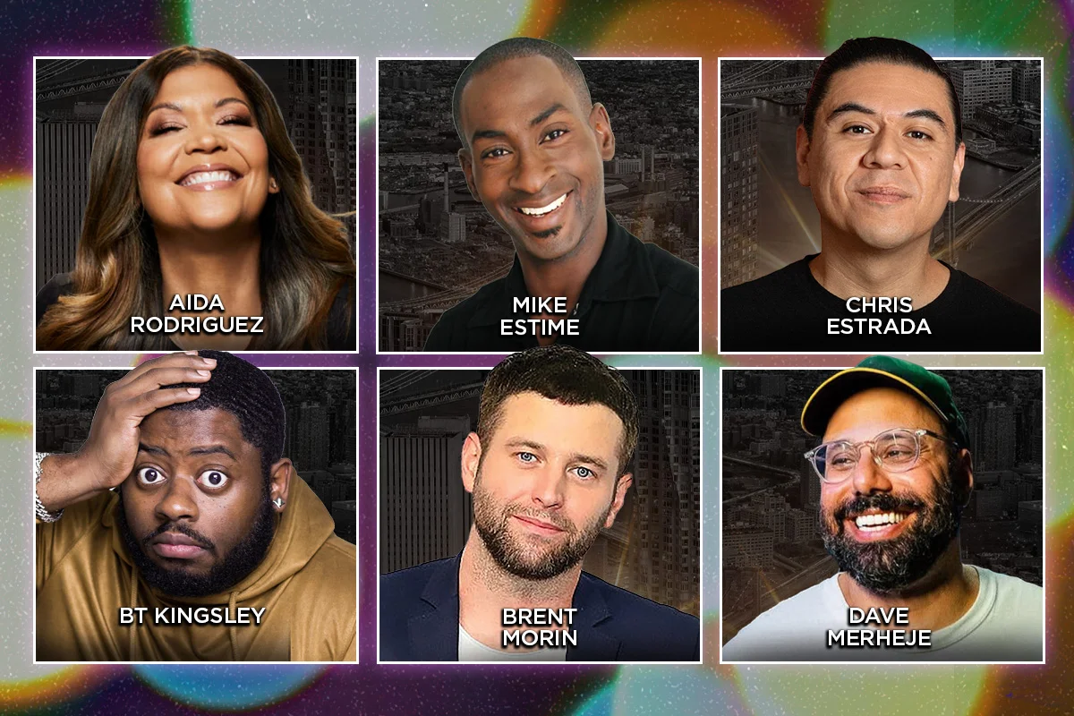 Poster for Tonight at the Improv ft. Aida Rodriguez, Mike Estime, Chris Estrada, BT Kingsley, Brent Morin, Dave Merheje, Jay Washington and more TBA