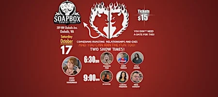 Poster for Roast Your Ex Comedy show!