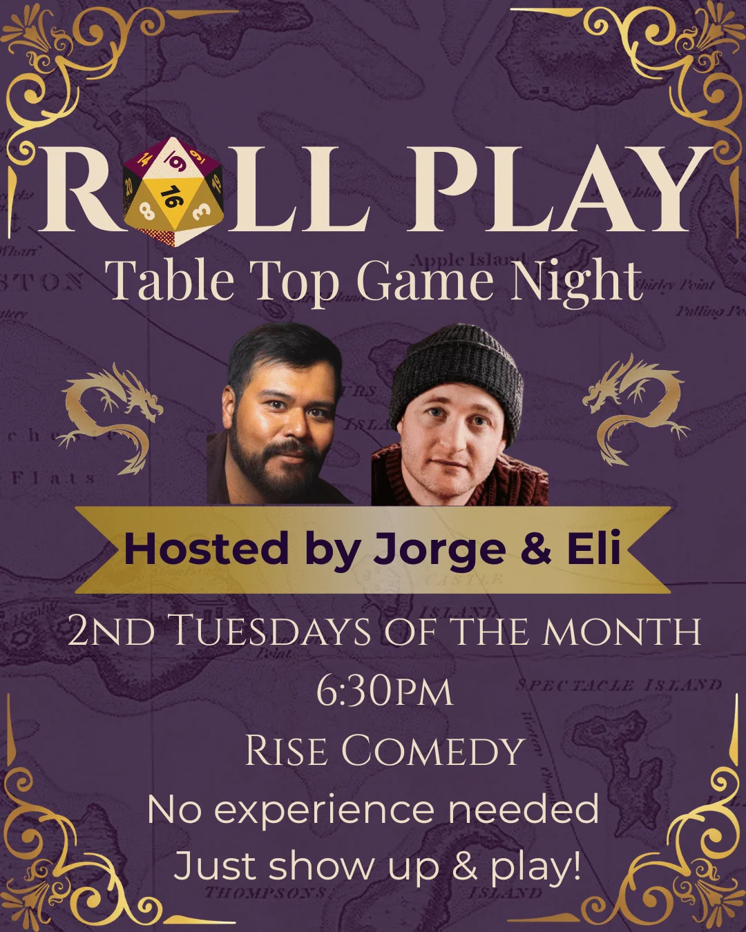 Poster for Tabletop Game Night