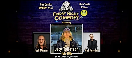Poster for July 10th Friday Night Comedy