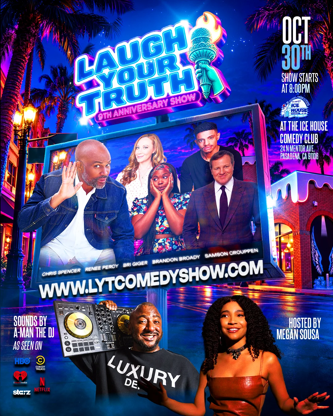 Poster for LYT Comedy Show