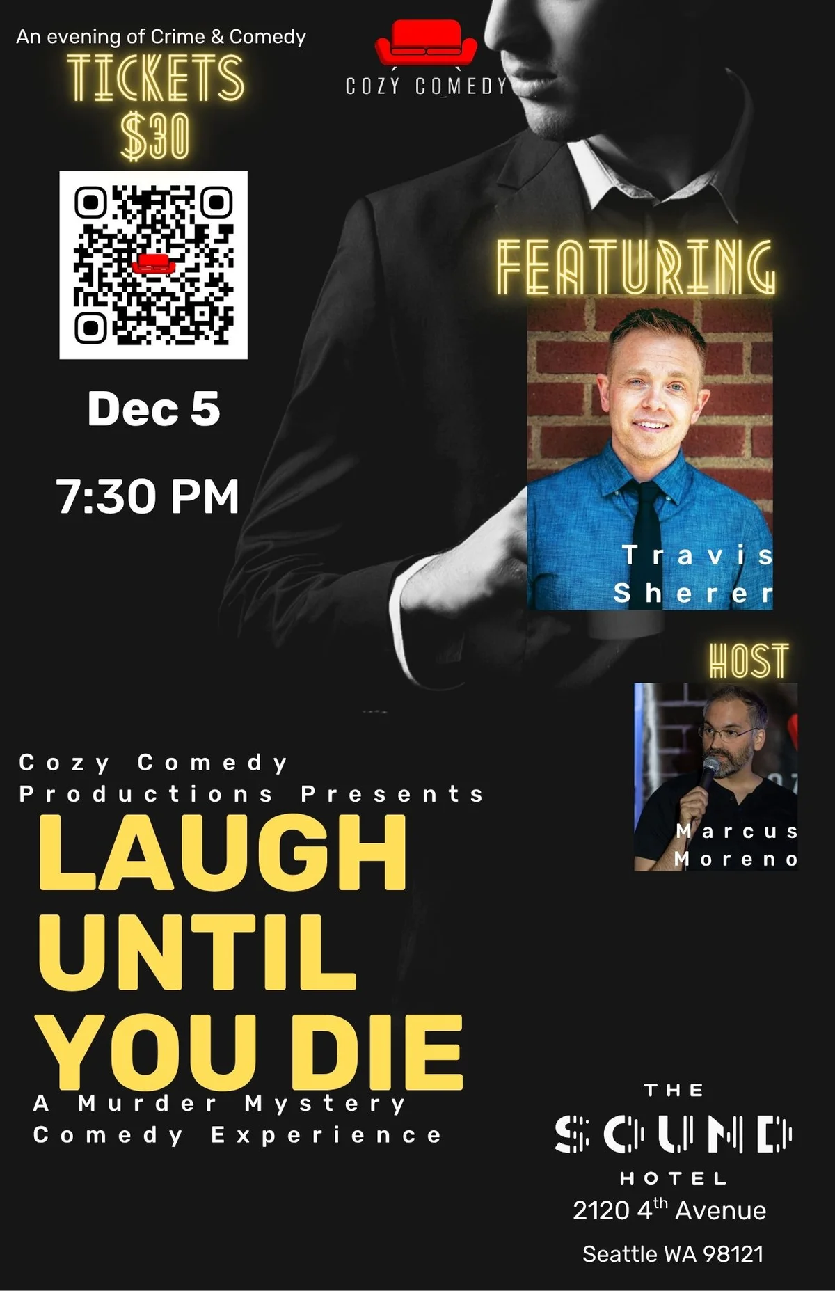 Poster for Murder Mystery Comedy: Laugh Until You Die!