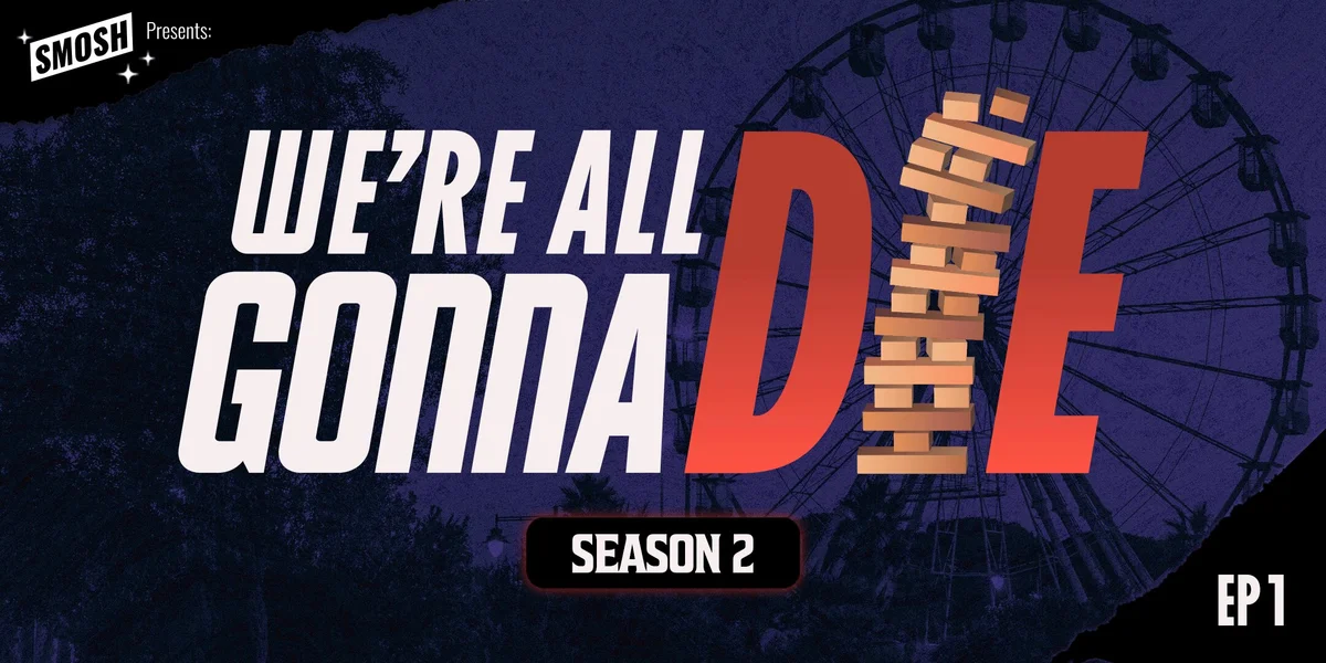 Poster for We're All Gonna Die Season 2 Episode 1: Night of the Shark People