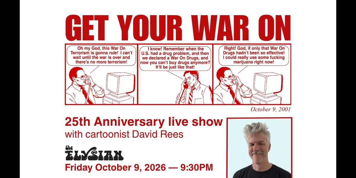 Poster for GET YOUR WAR ON 25th Anniversary *IN-PERSON*
