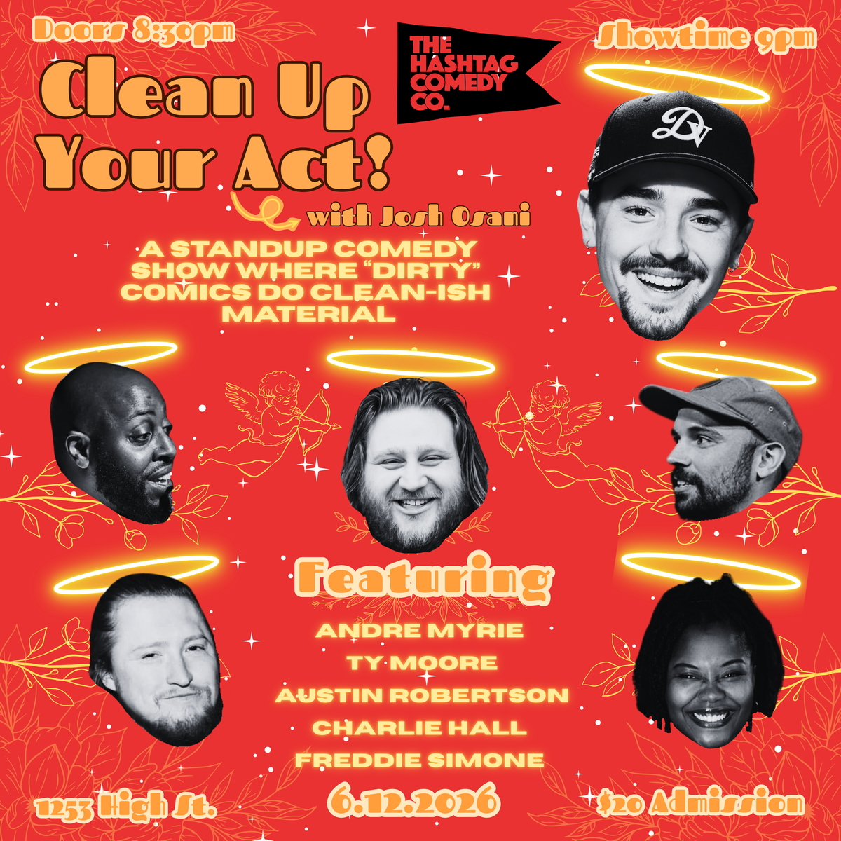 Poster for Clean Up Your Act! with Josh Osani