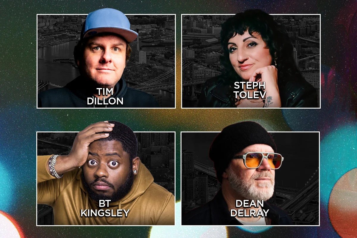 Poster for Tonight at the Improv ft. Tim Dillon, Steph Tolev, BT Kingsley, Dean Delray, Jay Larson, Jessimae Peluso, Willie Simon, Andre Kelley and More TBA!