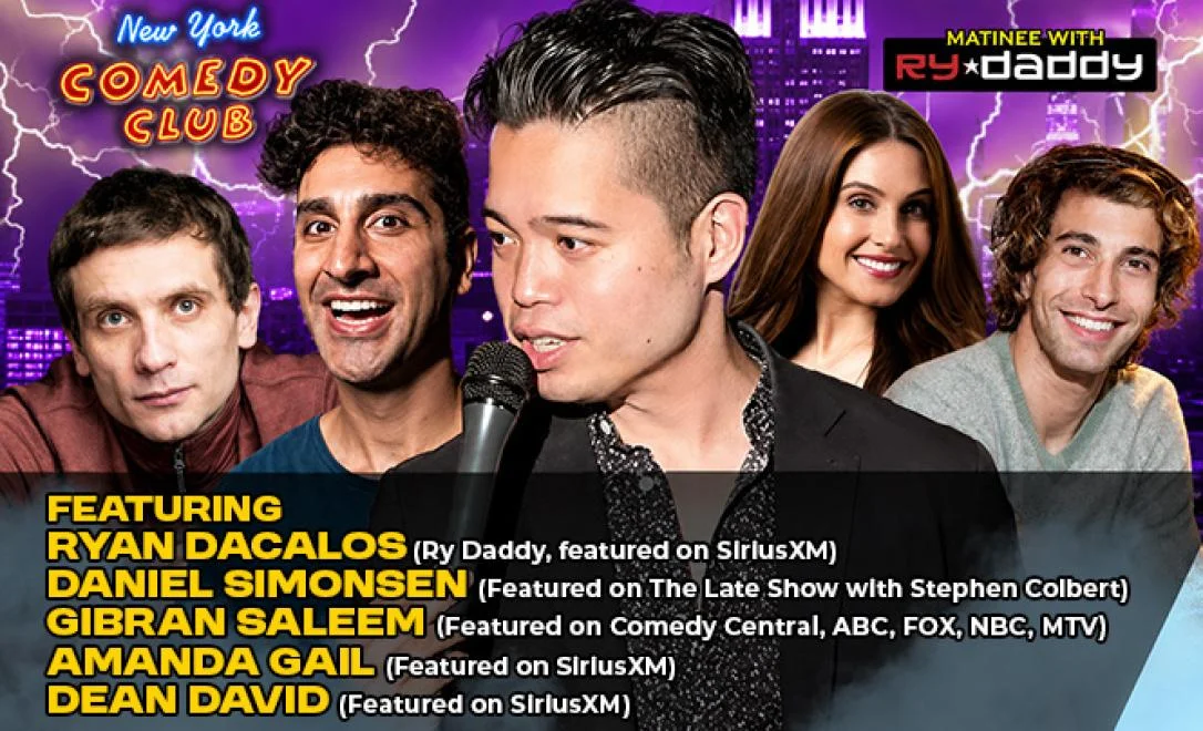 Poster for Matinee with Ry Daddy ft: Daniel Simonsen, Gibran Saleem, Amanda Gail, Dean David, Ryan Dacalos