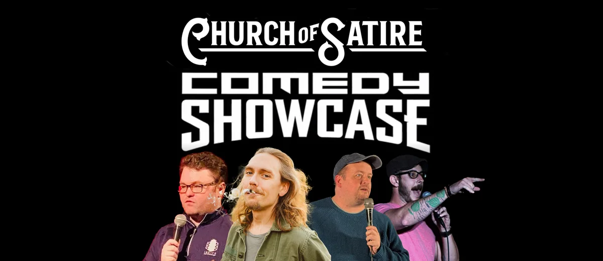 Poster for Church of Satire Comedy Showcase