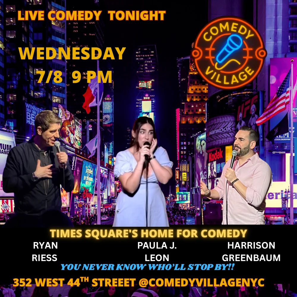 Poster for NYC Stand-Up | Wed, July 8th @9 PM