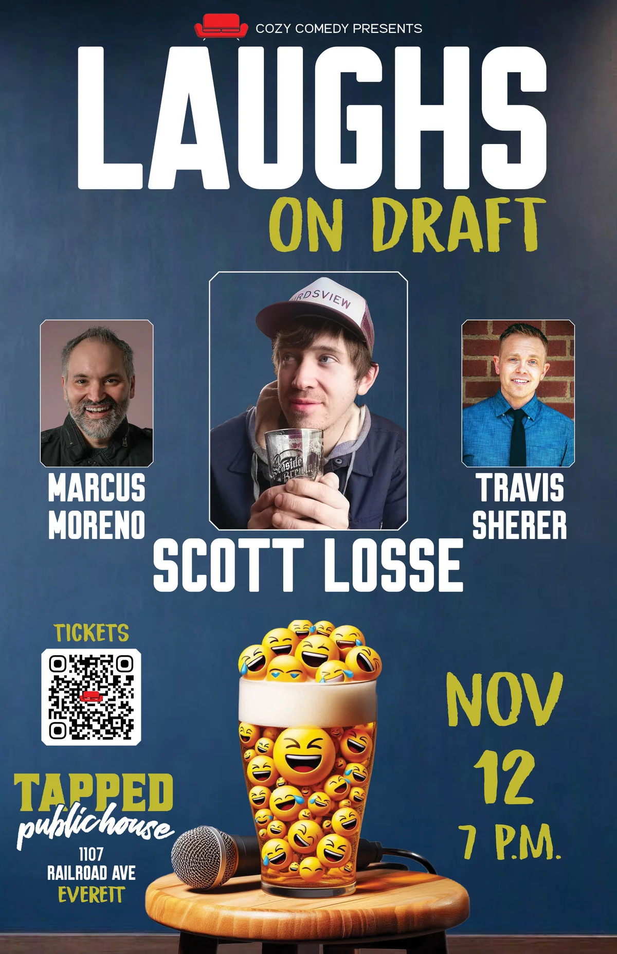 Poster for Laughs on Draft: Scott Losse!