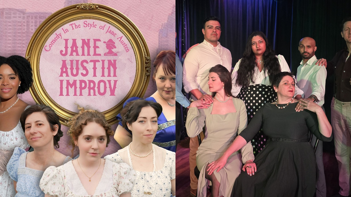 Poster for 2026 RISE Comedy Festival (Mainstage) – Jane Austin Improv / Belle Reve