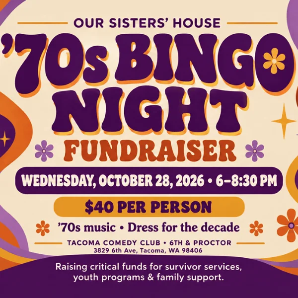 Poster for OSH ’70s Bingo Night Fundraiser