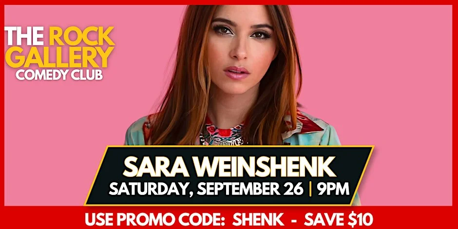 Poster for Sara Weinshenk Comedy Show