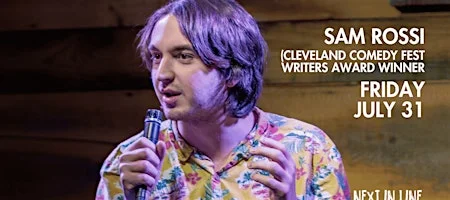 Poster for Sam Rossi (Cleveland Comedy Fest Writers Award winner)