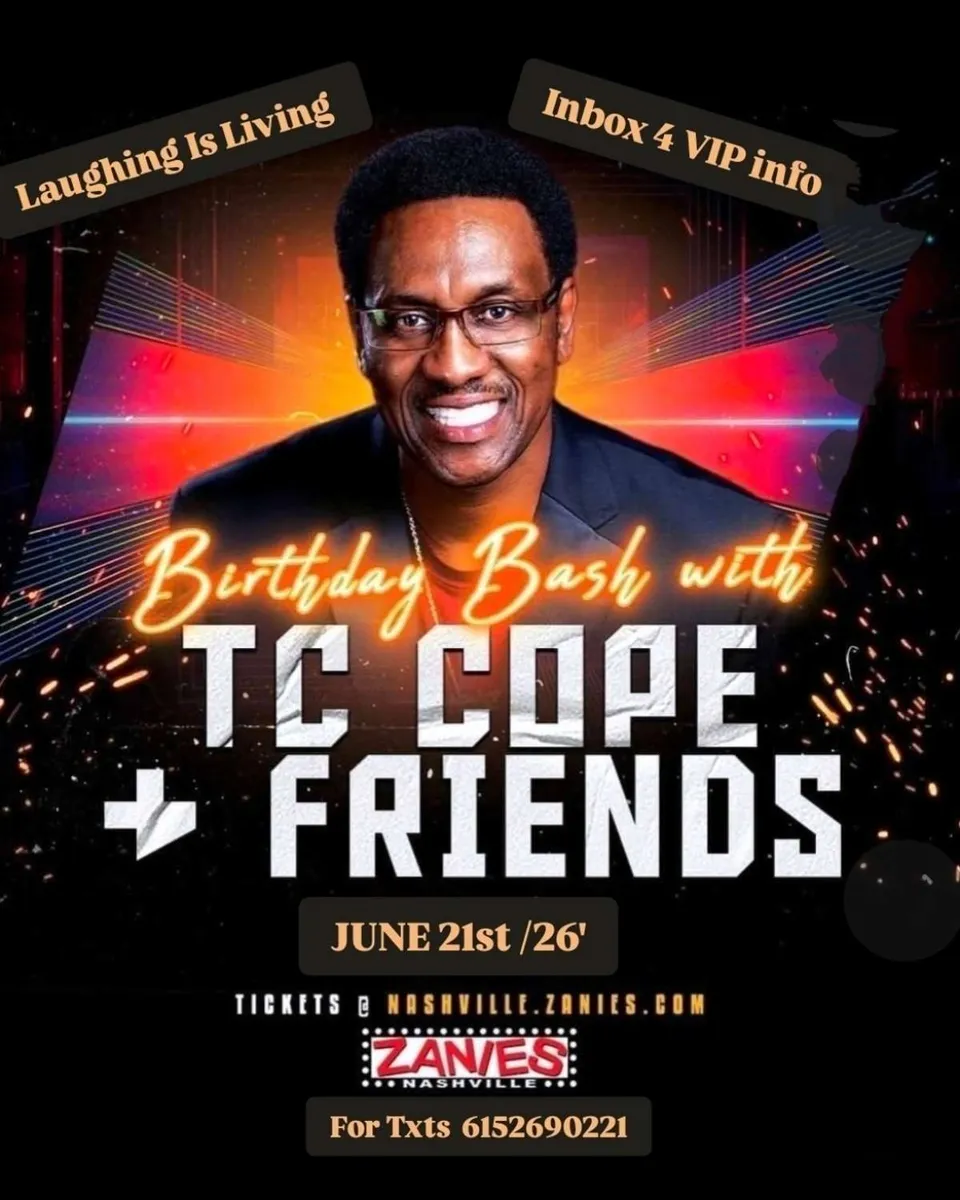 Poster for TC Cope & Friends Birthday Bash