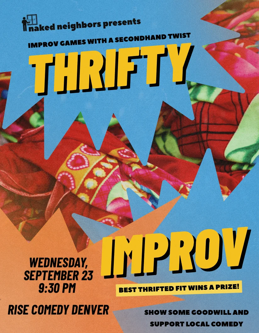 Poster for Thrifty Improv