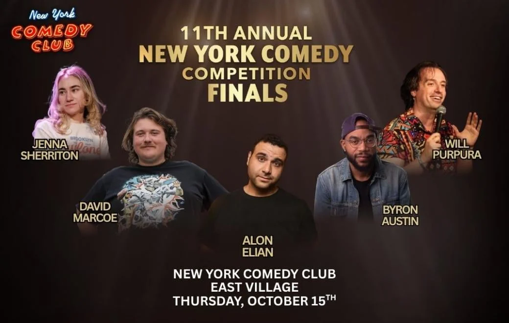 Poster for The 11th Annual NYCC Fall Invitational Comedy Competition FINALS