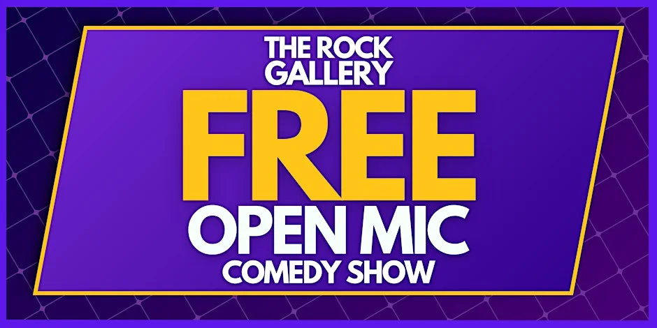 Poster for FREE Open Mic Stand-Up Comedy Show