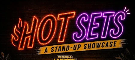 Poster for Hot Sets — Stand-up Comedy at National Lampoon: The Yellow Door