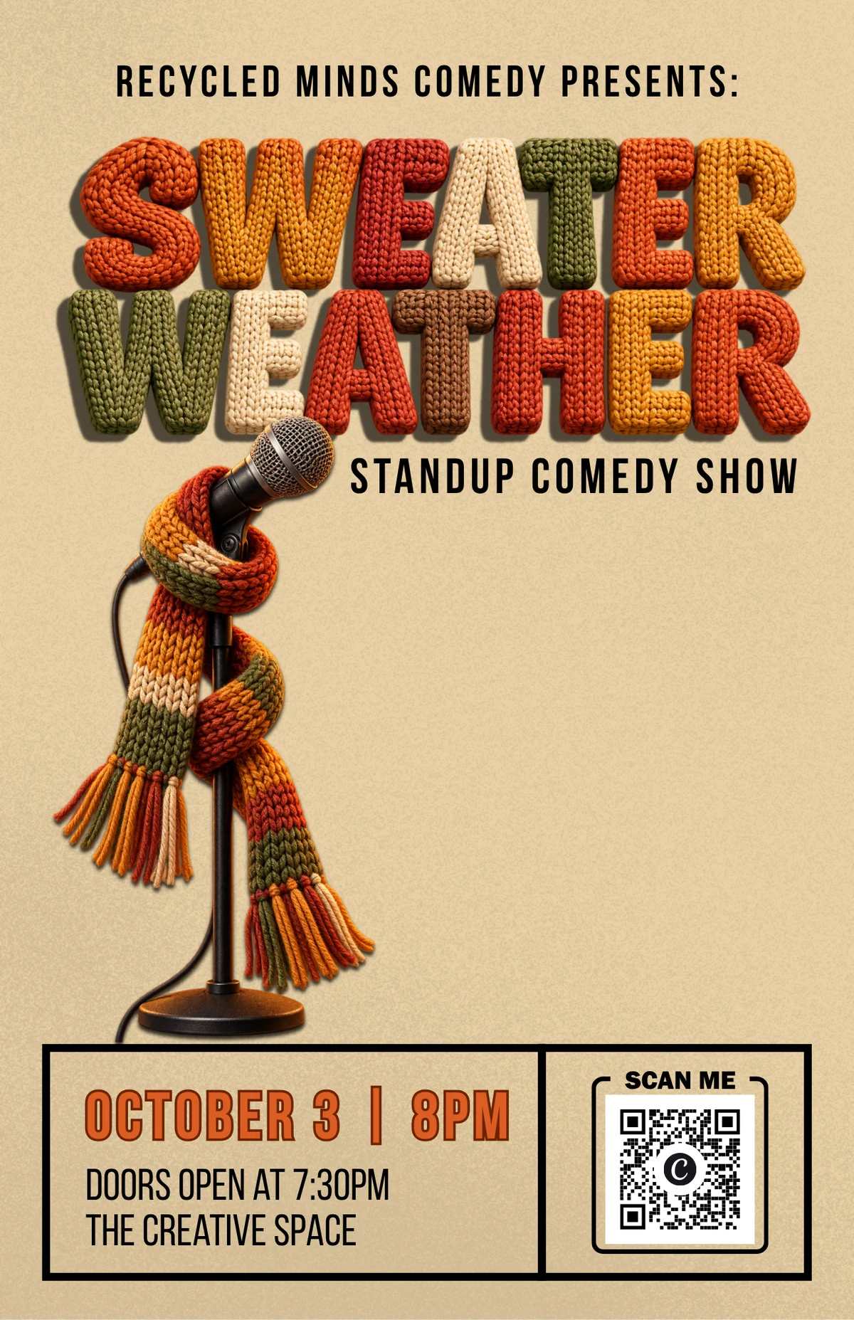 Poster for Sweater Weather Standup Comedy Show