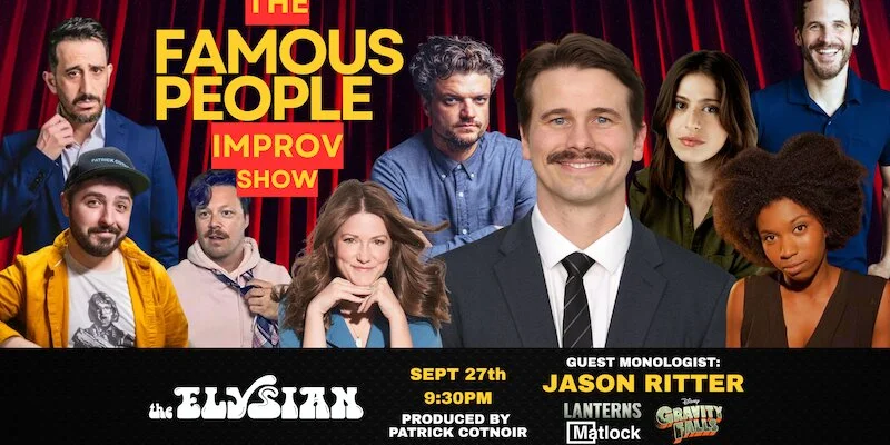 Poster for THE FAMOUS PEOPLE IMPROV SHOW *LIVESTREAM*