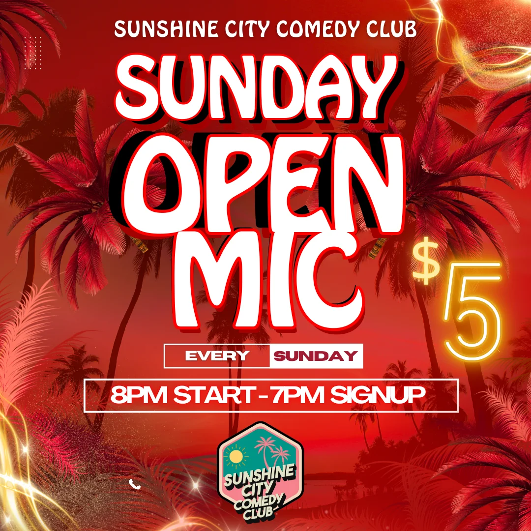 Poster for Sunday Open Mic