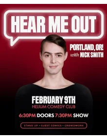 Poster for Special Event: Hear Me Out with Nick Smith