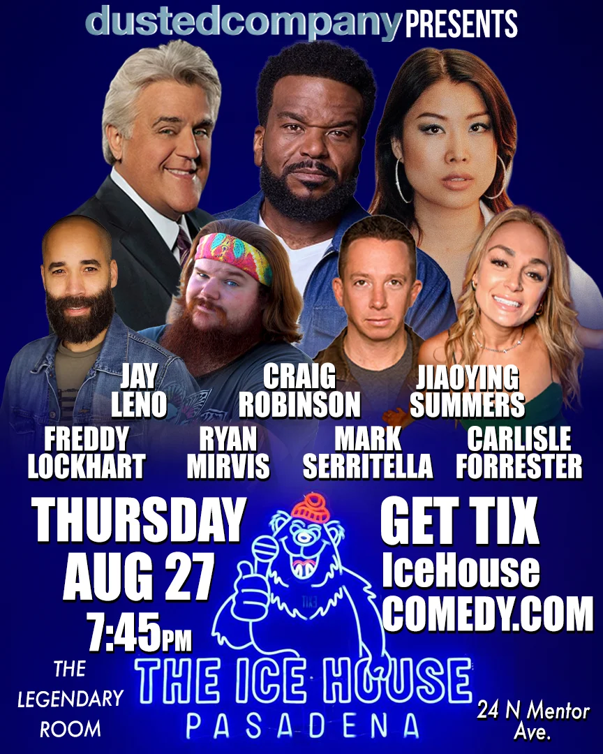 Poster for Jay Leno, Craig Robinson, Jiaoying Summers & More!