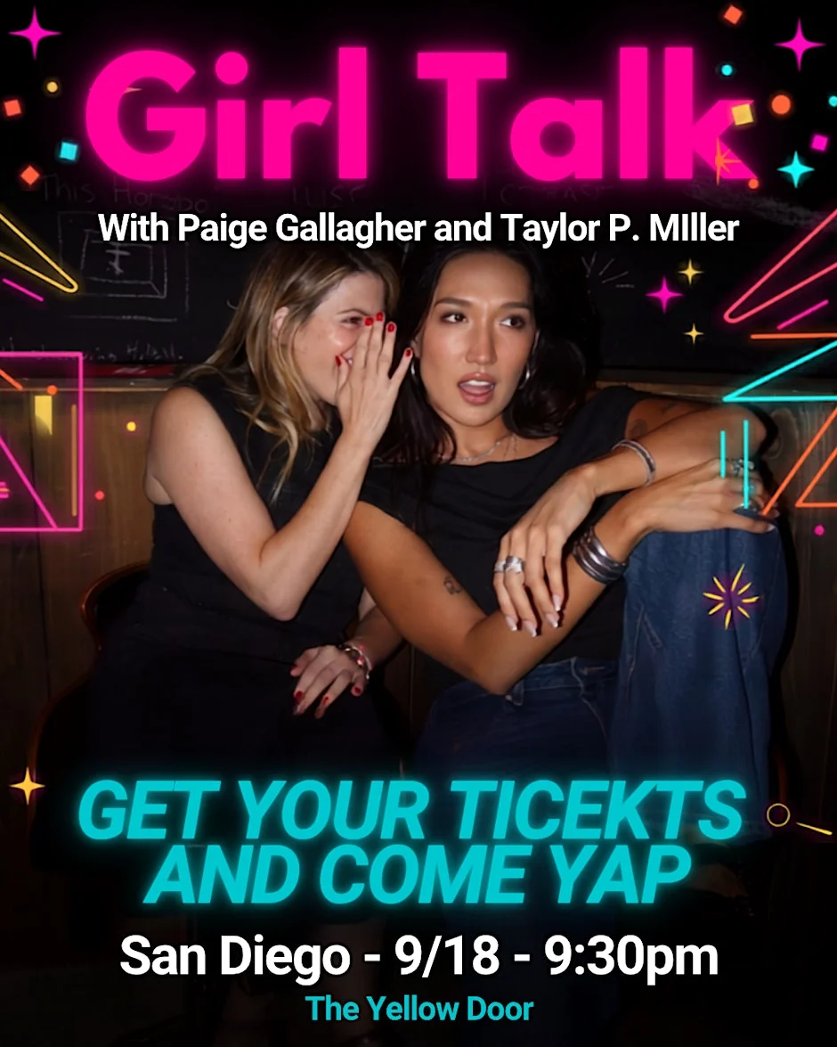 Poster for Girl Talk with Paige Gallagher and Taylor P. Miller