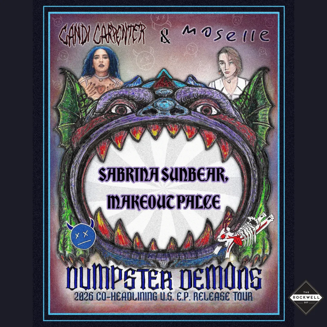Poster for Dumpster Demons Tour feat. Candi Carpenter and Moselle