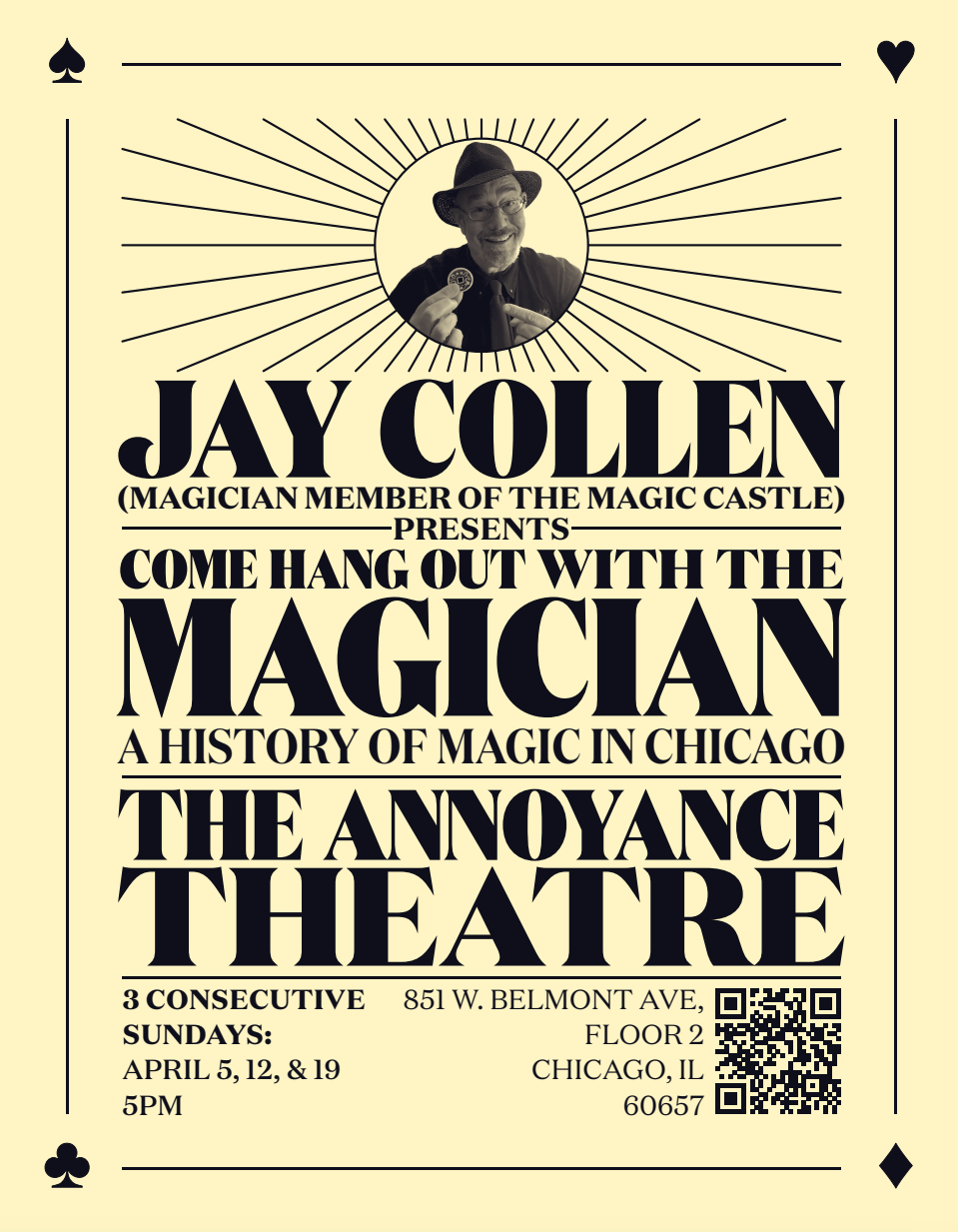 Poster for Jay Collen: Come Hang Out with the Magician
